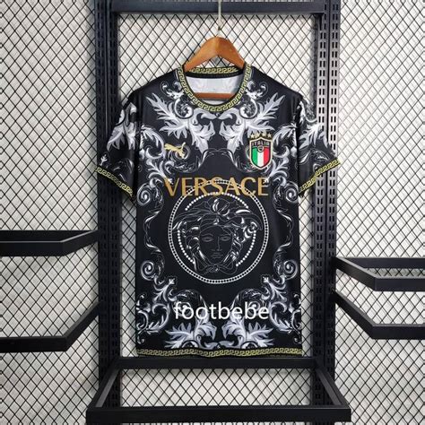 versace italy top|Italy Versace football top.